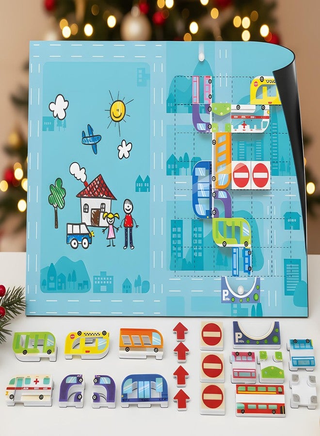 ROHSCE Marble Run for Kids, Vertical Magnetic Marble Maze Track with Doodle Board & Residue-Free Nano-Adhesive, STEM Explorers Brain Teaser Toy for Boys Girls Ages 3-12, Creative Thinking Games Gifts - Image 2